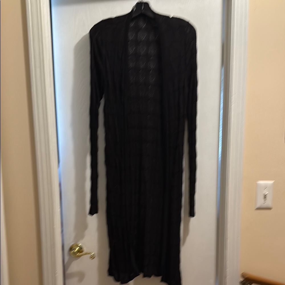 White House Black Market Black Long Sleeve Dress